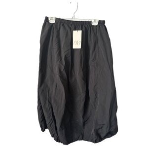 Zara Charcoal Midi Skirt